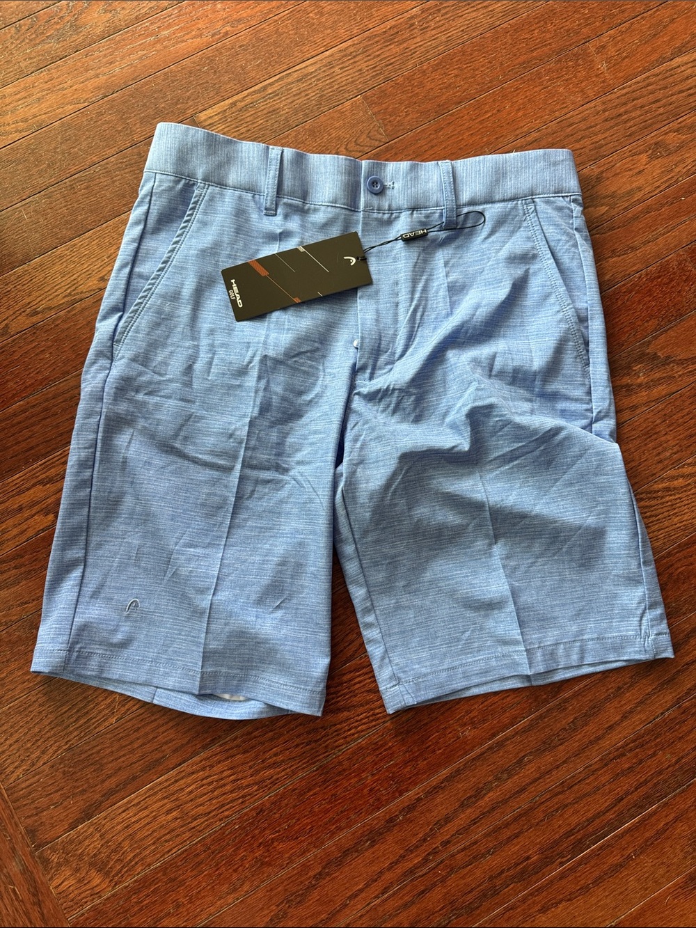 Head Men’s Light Blue Flat Front Shorts